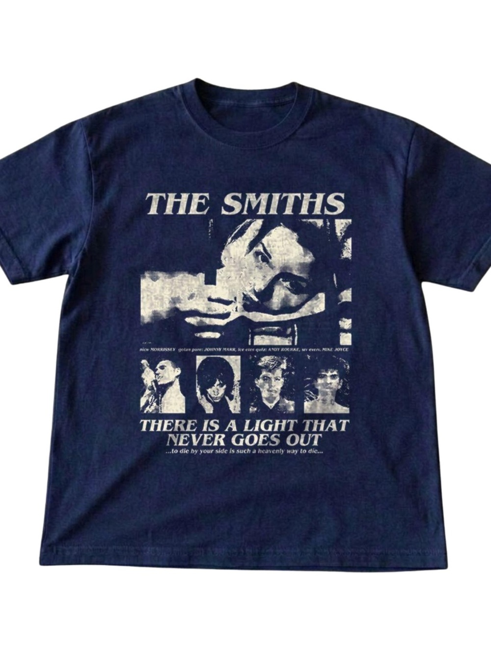 Gildan The Smiths Navy Graphic T-Shirt